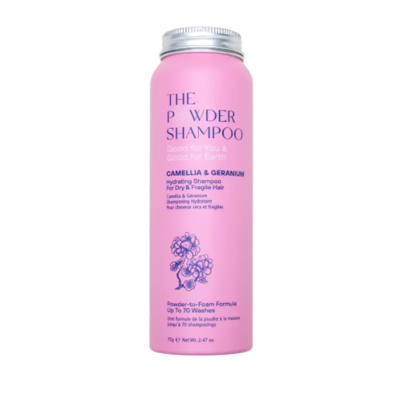 Camellia & Geranium Hydrating Powder Shampoo For Dry Hair – 70G 1