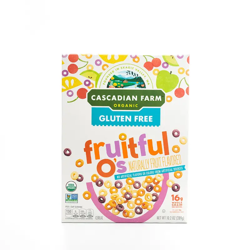 Cascadian Farm Organic Fruitful O'S Cereal – 289 G Box 1