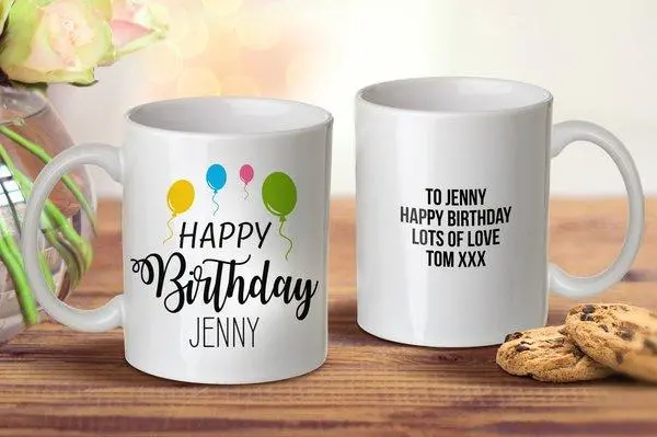 Ceramic Birthday Mug – Celebratory Design 1