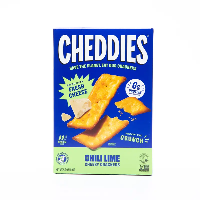 Cheddies Chili Lime Crackers – 119G Zesty Spicy Cheesy Snack 1