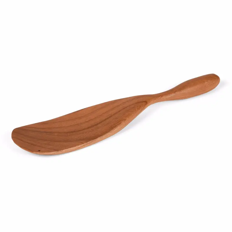 Cherry Wood Spurtle Spoon For Stirring And Scraping 1