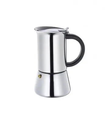 Cilio Rigoletto Espresso Maker – Sleek Stainless Steel Stovetop Moka Pot 1