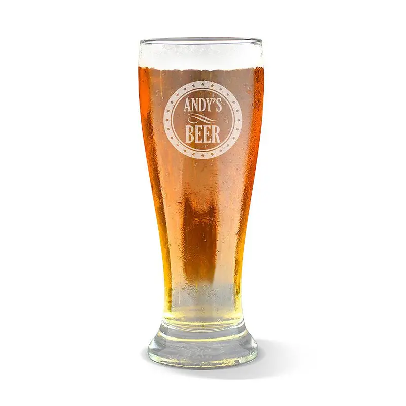 Circular Motif Beer Glass – 425Ml Premium 1