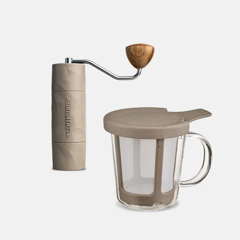 Comandante X25 Trailmaster Dune Grinder + Hario Baton Series Single-Serve Pour-Over Bundle 1