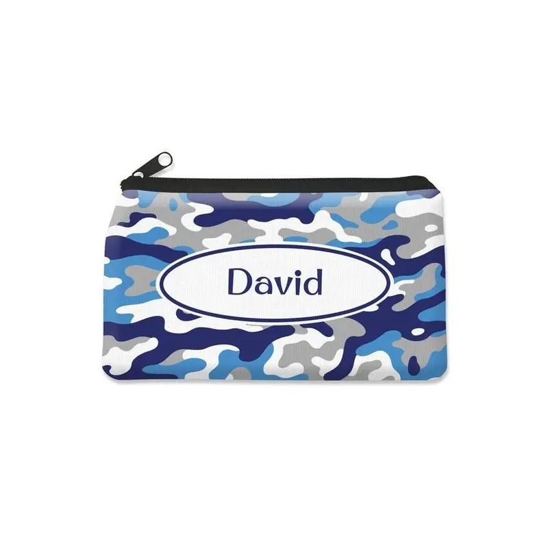 Compact Camo Pencil Case – Durable Zippered Stationery Organizer 1