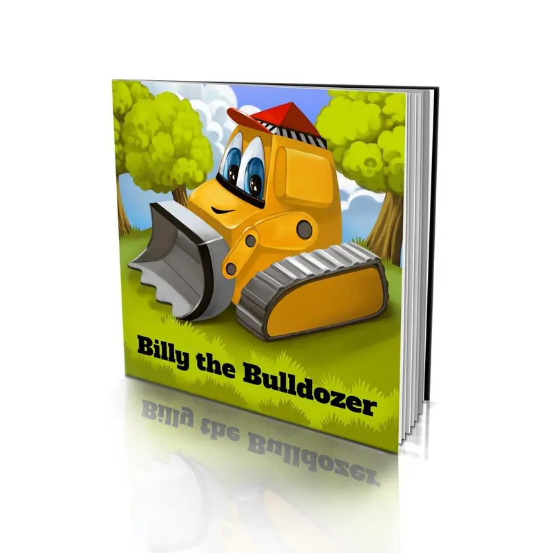 Construction-Themed Softcover: Bulldozer Builds A Park 1
