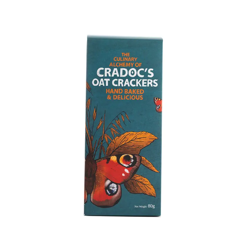 Cradoc Plain Oat Crackers – 80G Naturally Wholesome Snack 1