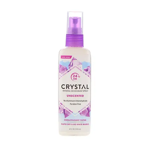 Crystal Body Unscented Mineral Deodorant Spray – Aluminum-Free, 118Ml 1