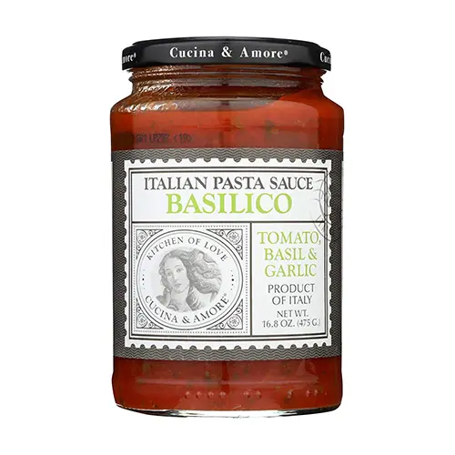 Cucina & Amore Basilico Pasta Sauce – 475G 1