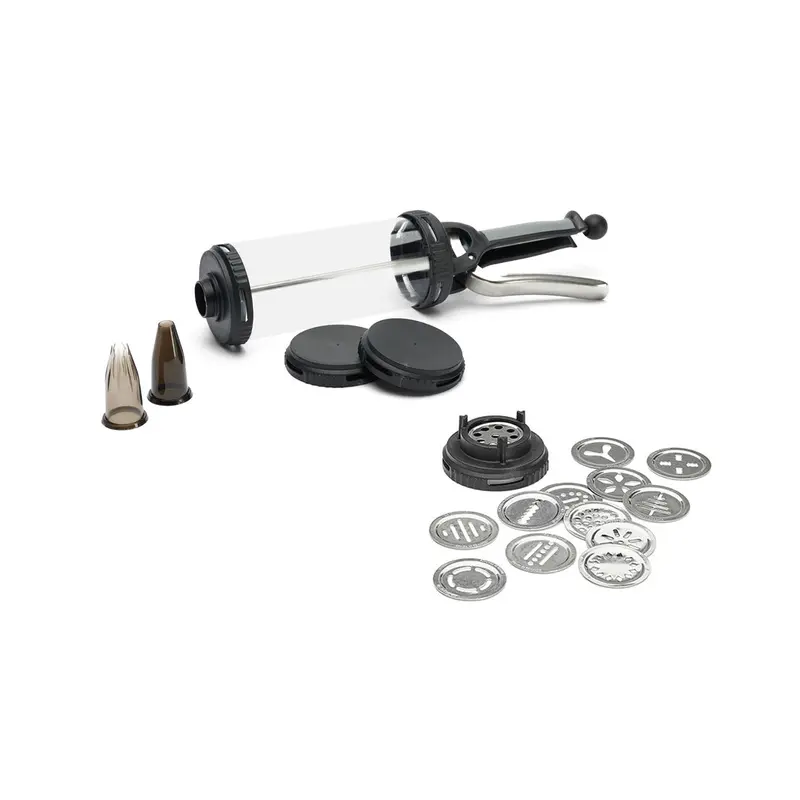 De Buyer Le Tube Pastry Syringe Kit – Precision Decorating Tool Set With Tips And Cookie Discs 1