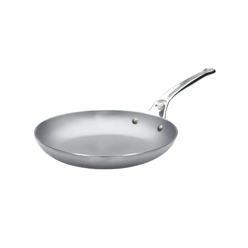 De Buyer Mineral B Pro Carbon Steel Omelette Pan – 24 Cm (9.5 Inch), Pre-Seasoned 1