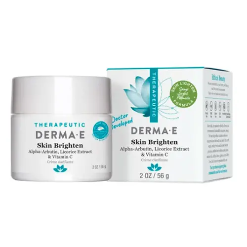 Derma E Skin Brighten Therapy Cream With Niacinamide & Licorice Root, 56G 1
