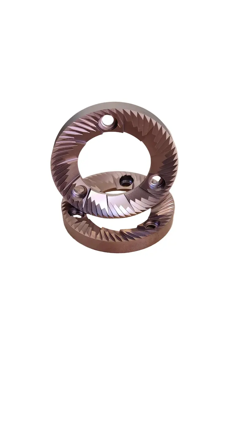 Df54 Red Titanium Espresso Grinder Burrs 1