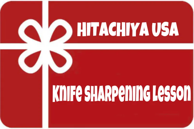 Digital E-Gift Card For Professional Knife Sharpening Instruction 1