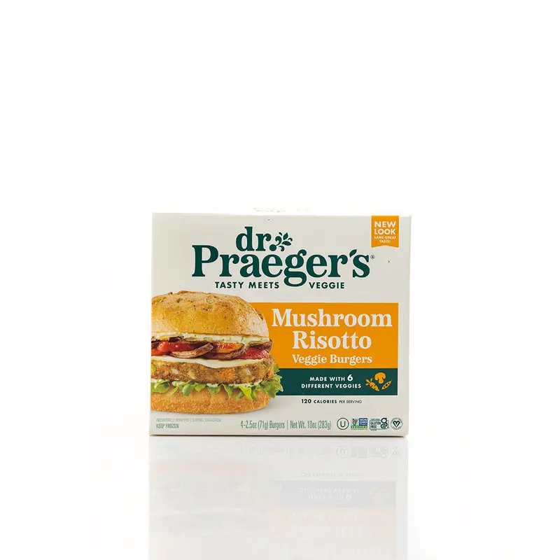 Dr. Praeger’S Mushroom Risotto Veggie Burgers – 283G 1