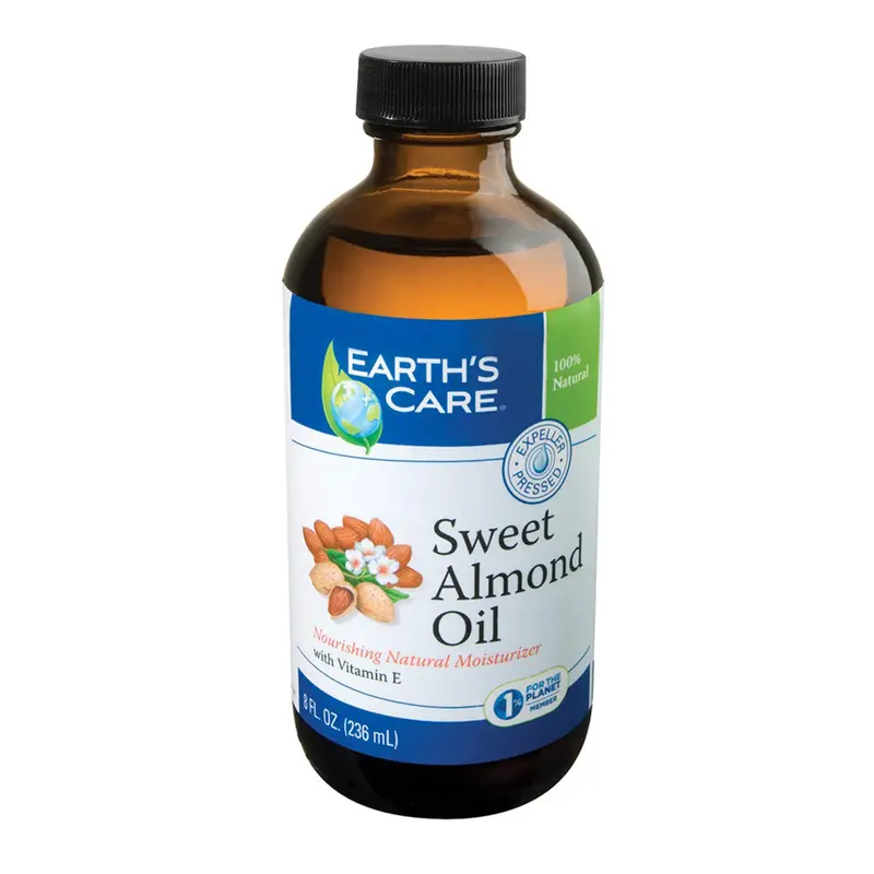 Earth'S Care Pure Sweet Almond Oil – 236Ml Skincare & Haircare Oil 1
