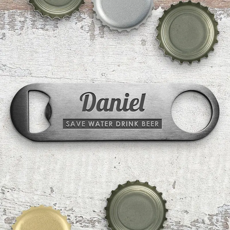 Eco-Friendly Engraved Bottle Opener – 'Save Water' Theme 1