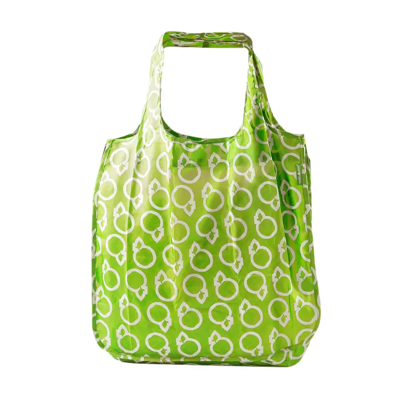 Eco-Friendly Reusable Shopping Bag – Light Green, Foldable Design 1