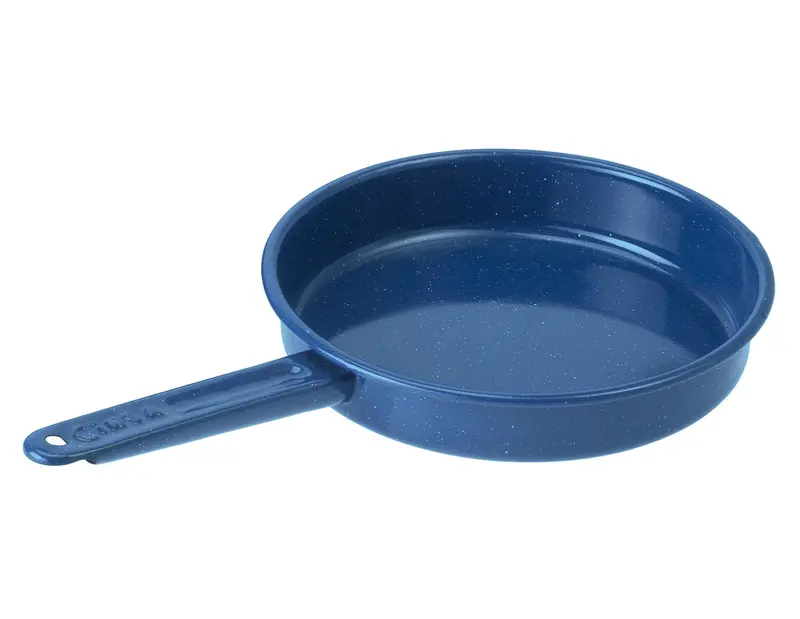 Enamel-Coated Cast-Iron Frypan – Rust-Resistant Camp Skillet 1