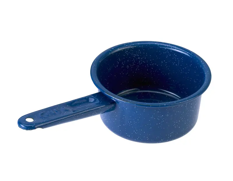 Enamel-Coated Saucepan For Camp Cooking 2