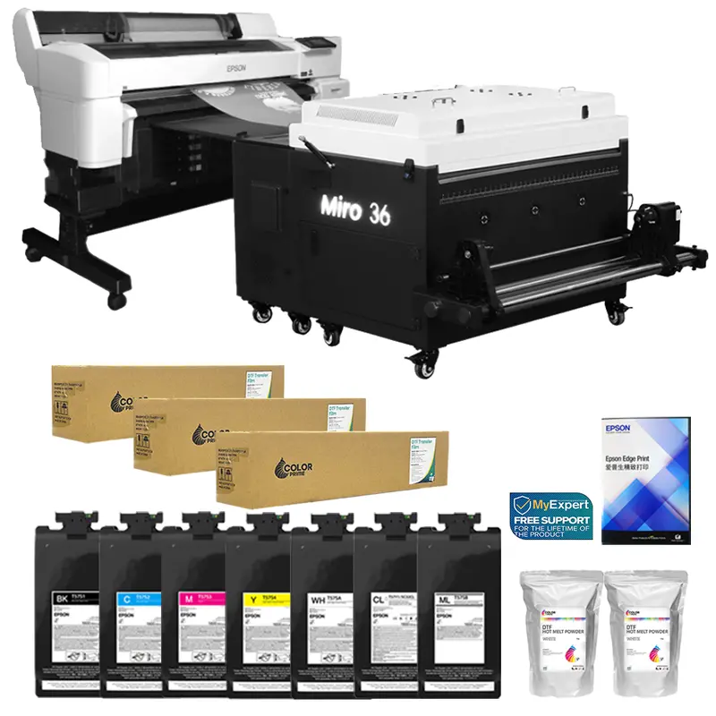 Epson Surecolor G6070 35" Dtf Printer With Integrated Shaker & Ink Bundle 1
