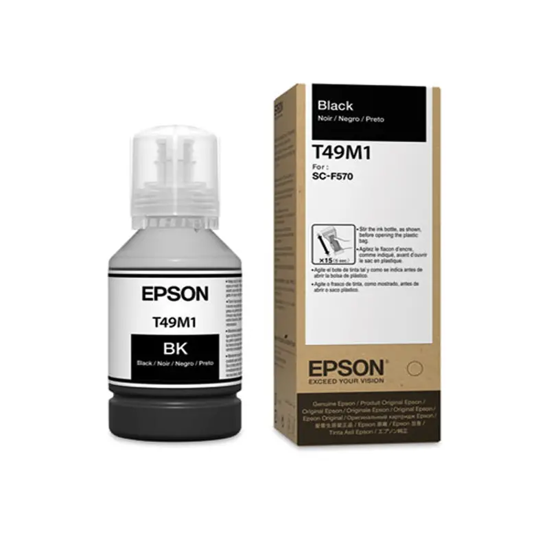 Epson T49M Black Ultrachrome Ds Ink – 140Ml Cartridge For Surecolor F170/F570 Printers 1