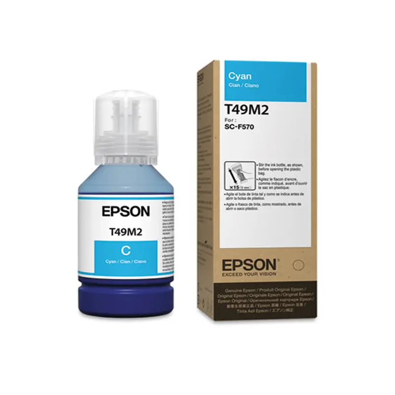 Epson T49M Cyan Ultrachrome Ds Ink – 140Ml Cartridge For Surecolor F170/F570 Printers 1