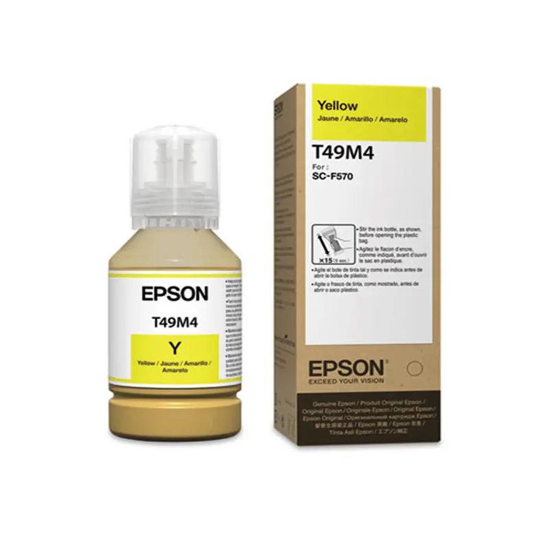 Epson T49M Yellow Ultrachrome Ds Ink – 140Ml Cartridge For Surecolor F170/F570 Printers 1