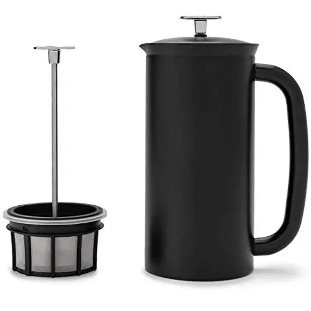 Espro P7 Matte Finish French Press – 32 Oz Premium Stainless Steel Coffee Press With Dual Filter System 2
