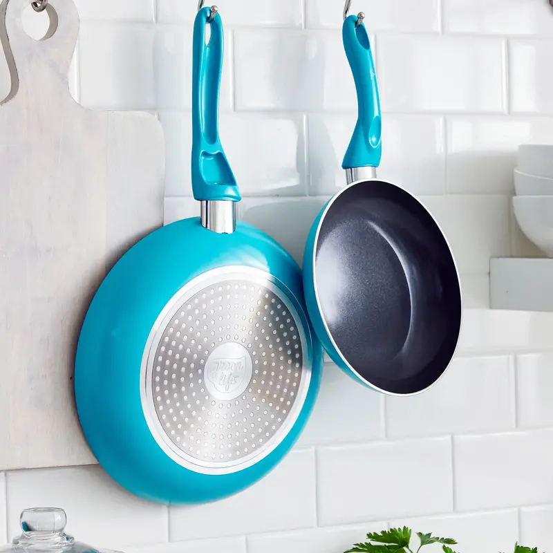 Essentials Dual-Size Nonstick Fry Pan Set (8" And 10") 1