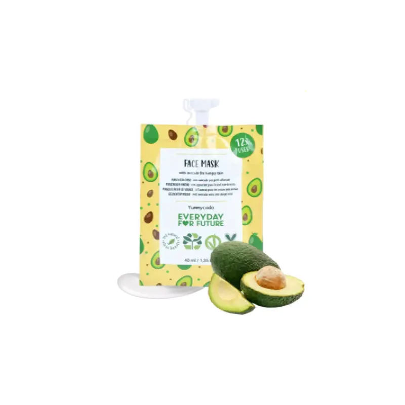 Everyday For Future Yummycado Face Mask – Soothing Clay & Avocado Treatment, 40Ml 1