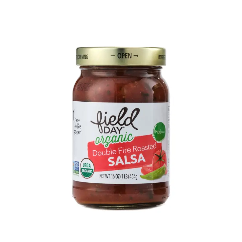 Field Day Organic Double Fire-Roasted Medium Salsa – 454G 1