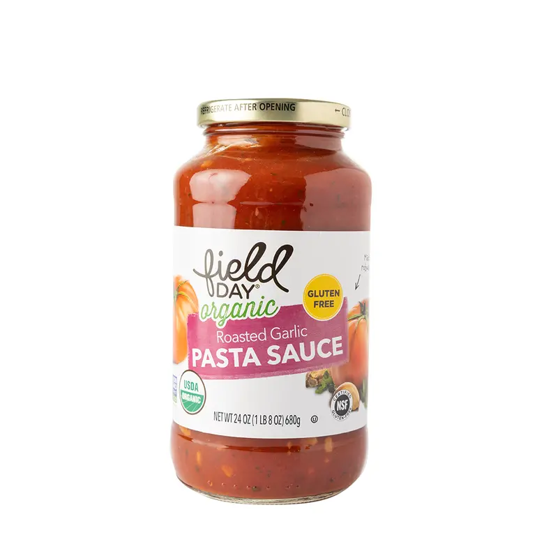 Field Day Organic Roasted Garlic Pasta Sauce – 680G 1