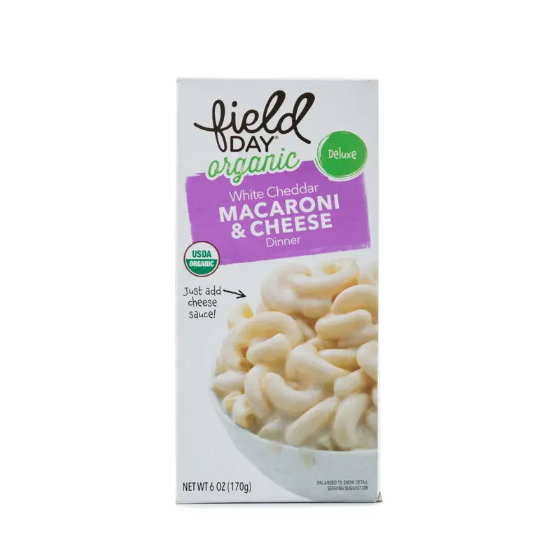 Field Day Organic White Cheddar Mac & Cheese – 170G 1