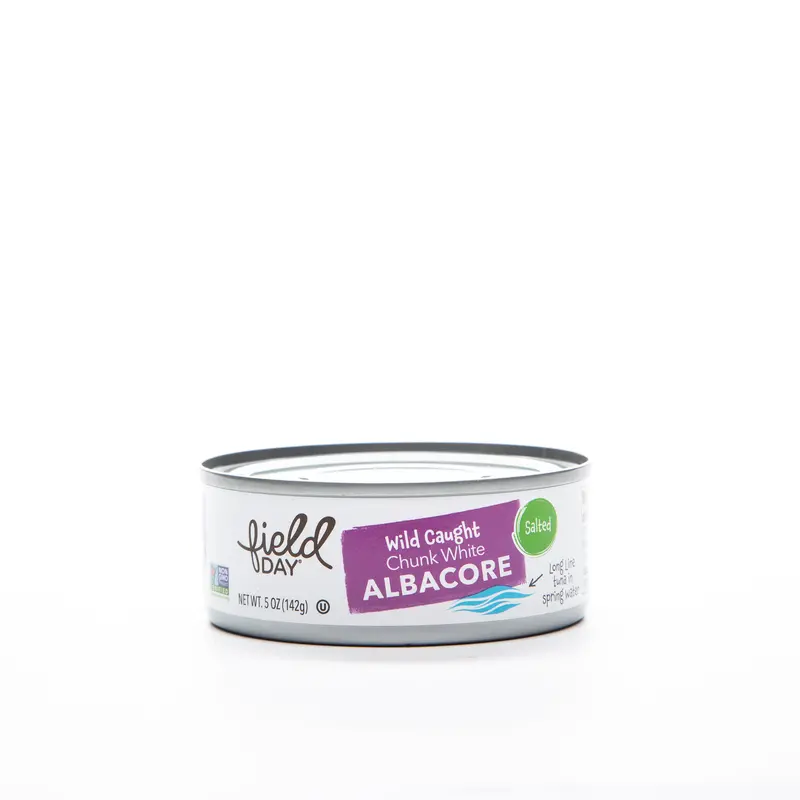 Field Day Wild-Caught Albacore Tuna In Water, Chunk Style, 142G 1