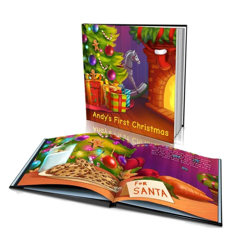 First Christmas Hardcover Keepsake Book – Large Illustrated Holiday Storybook For Babies & Toddlers 1