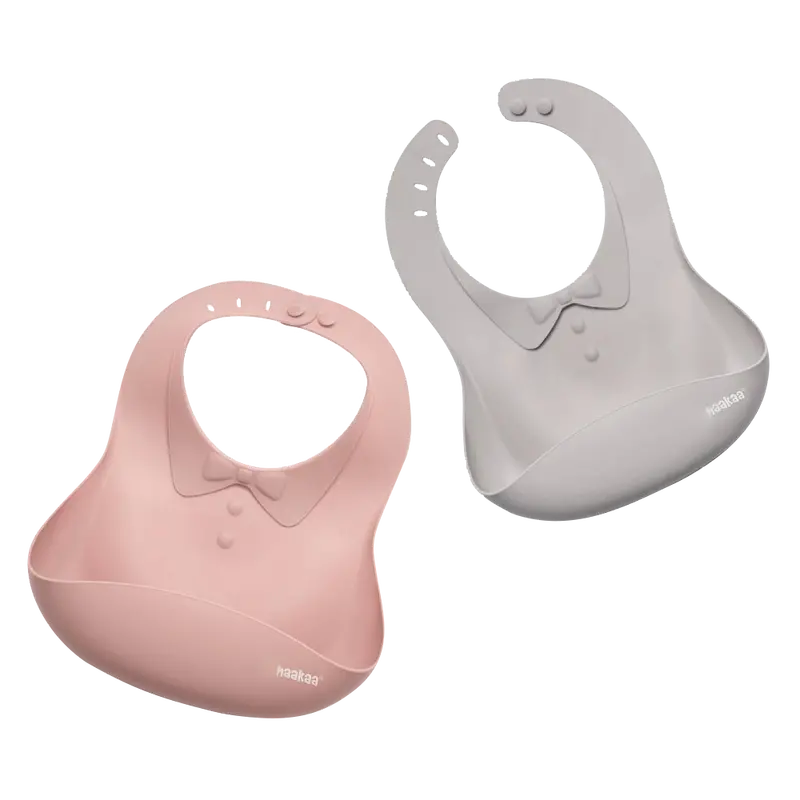Flexible Silicone Baby Bib With Catch Pocket 1