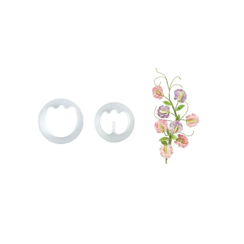 Fmm Sugarcraft Sweet Pea Cookie And Fondant Cutter Set 1