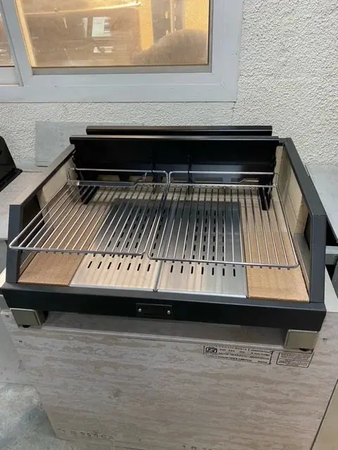 Fontana Egeo 80 Built-In Wood & Charcoal Barbecue Grill 1
