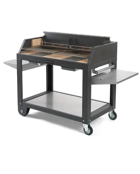 Fontana Egeo Freestanding 110-Inch Wood-Fueled Charcoal Grill 1