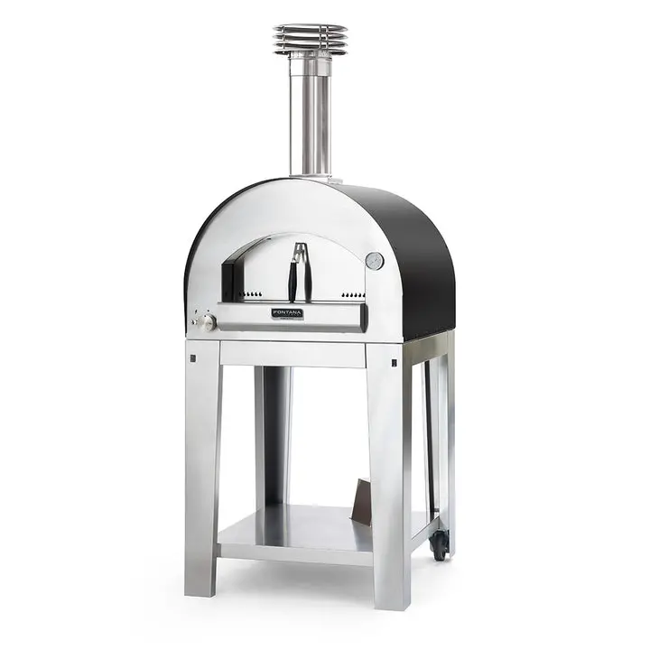 Fontana Margherita Hybrid Pizza Oven: Gas & Wood Dual Fuel – New Generation 1