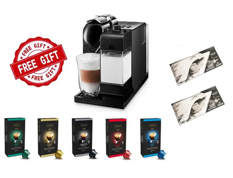 Free Nespresso Lattissima Espresso Machine With 300-Capsule Purchase 1