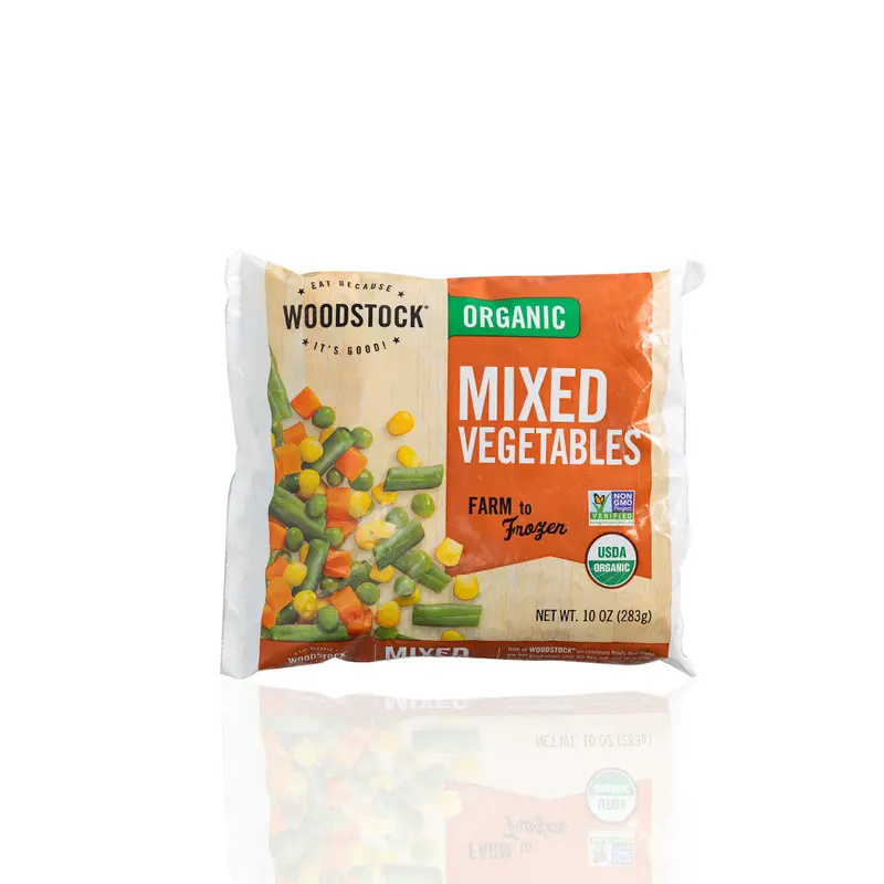 Frozen Woodstock Organic Mixed Vegetables – 283G 1