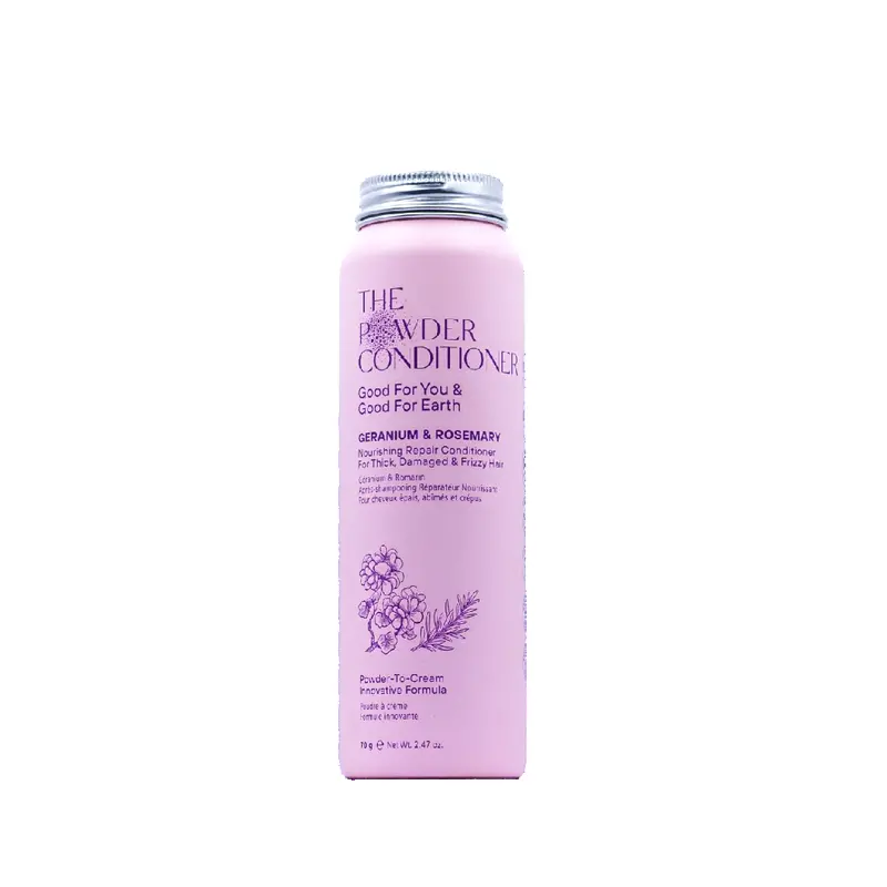 Geranium & Rosemary Powder Conditioner – 70G Intensive Repair For Coarse, Frizz-Prone Hair 1