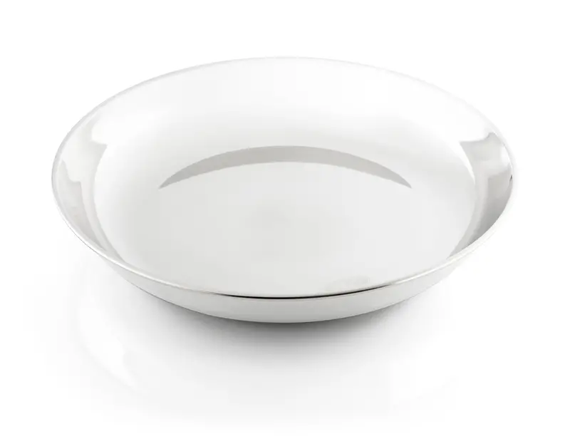 Glacier Stainless Deep-Dish Camping Plate 1