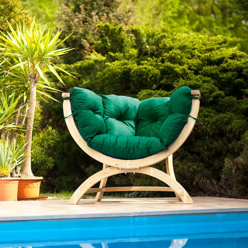 Globo Siena Single-Seat Outdoor Chair – Verde Green 1