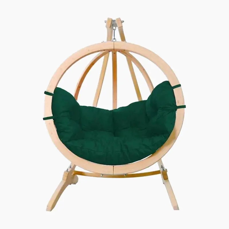 Globo Weatherproof Single-Hammock Chair – Verde Green 1