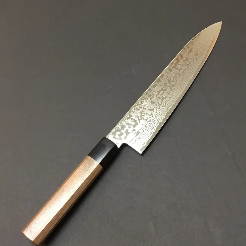 Gokaden Uroko Chef Knife – Vg-10 Damascus Steel, 18° Edge Angle, Stainless Forged Blade 1