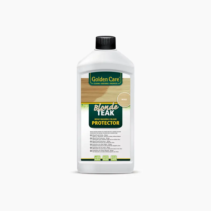 Golden Care Blonde Teak & Hardwood Protector – 1L Uv-Resistant Sealant 1