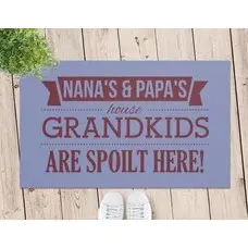 Grandkids Welcome Door Mat – Durable Indoor/Outdoor Rug 1